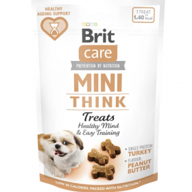Кучешко лакомство Brit Care Dog Mini treats Think обогатени с Таурин